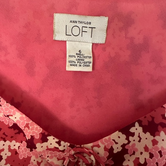 Ann Taylor Loft Midi sleeveless dress Size 6 - Picture 4 of 5